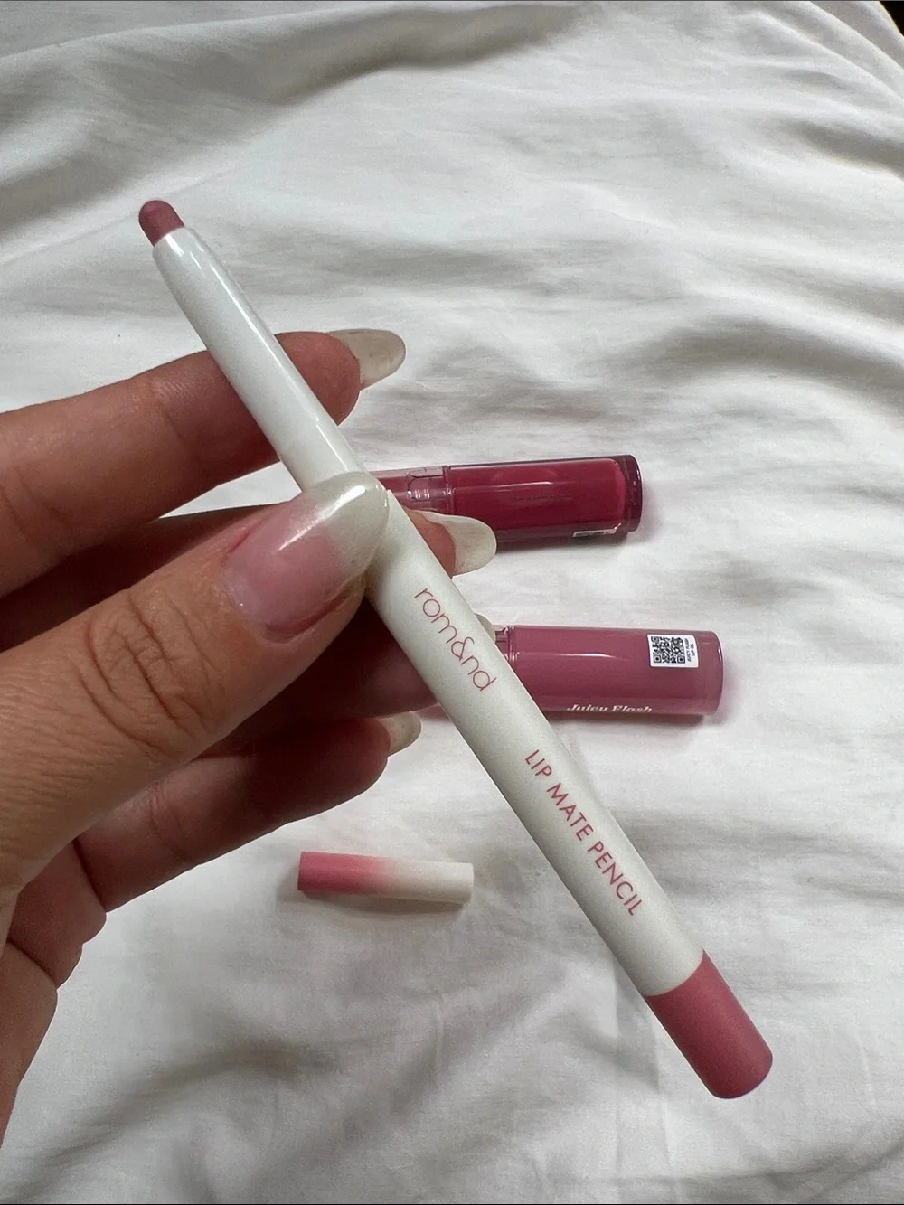 rom&nd K-Beauty Lip Trio | Juicy Flash Lip Oils + Lip Mate Pencil